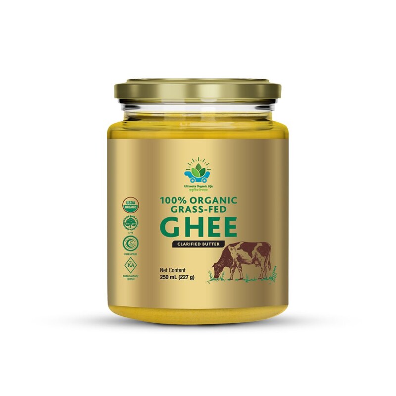 100% organic Graas-fed Ghee