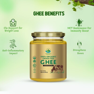 100% organic Graas-fed Ghee