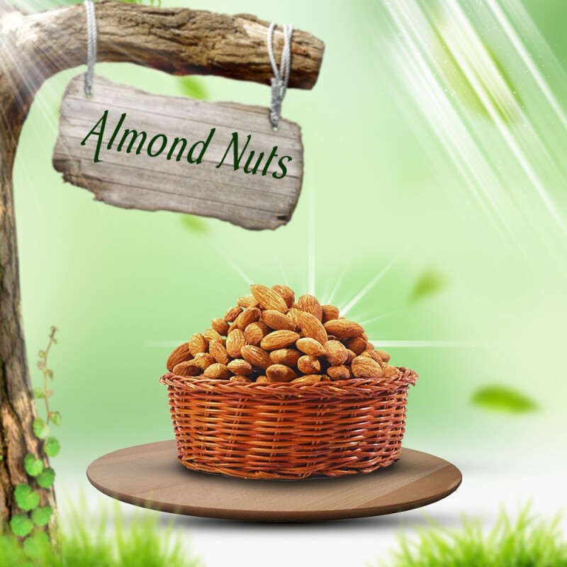 Almond Nuts (500 gm)