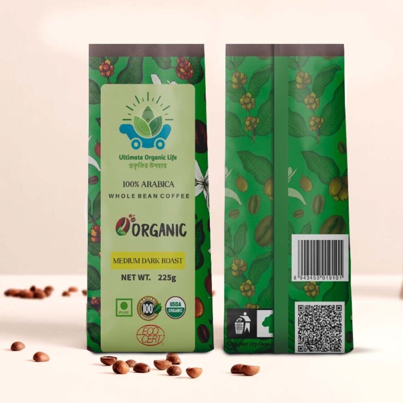 Organic Arabica Whole Coffee Bean