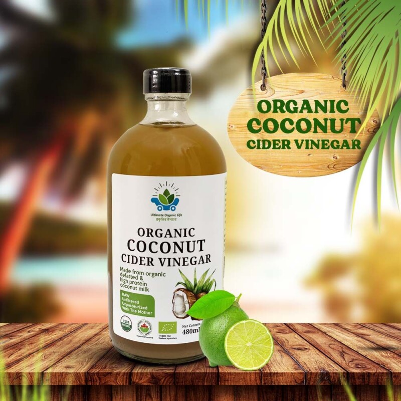 Organic Coconut Cider Vinegar (480ml)