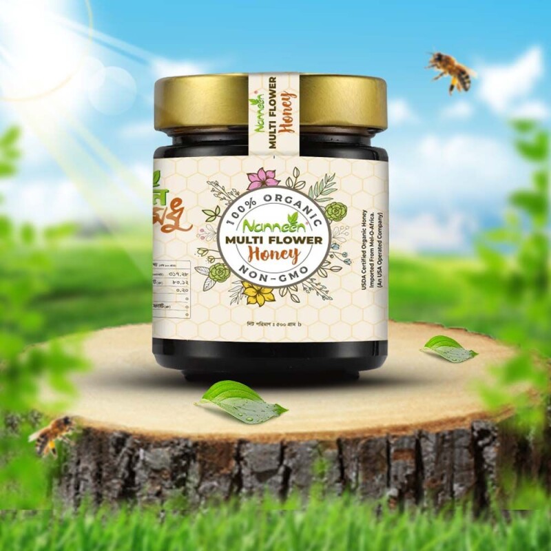 100% Org. Multi Flower Honey