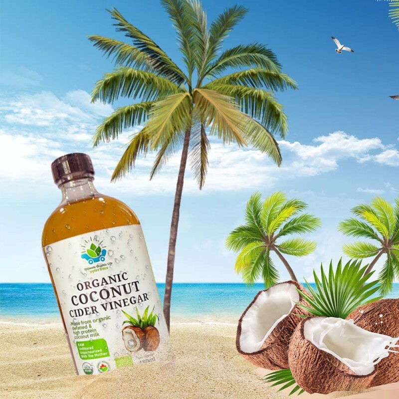 Organic Coconut Cider Vinegar (480ml)