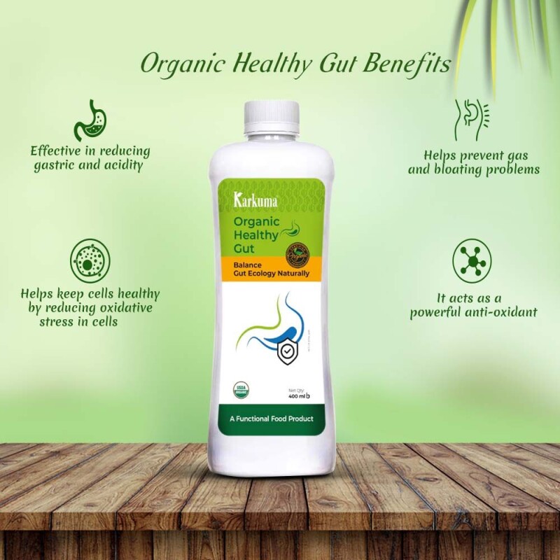 Organic Healthy Gut karkuma (400ml)