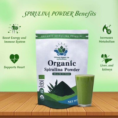 Organic Spirulina Powder (225gm)