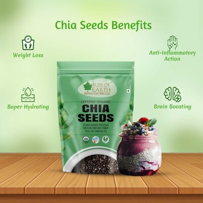 Organic Chia Seeds (500 gm)